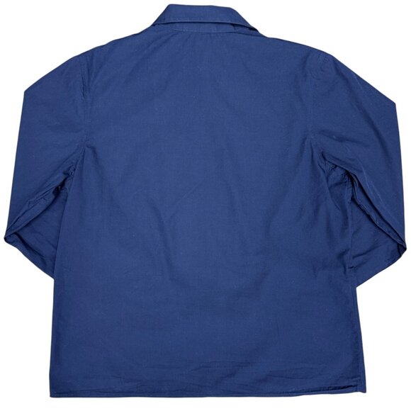 Women's LAUREN RALPH LAUREN Navy Crossover Blouse- Size‎ Large Petite - Picture 2 of 8